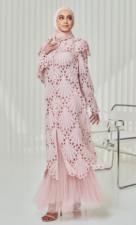 Butterfly Midi Top In Pink