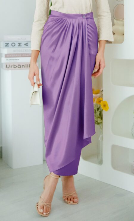 Anna Pareo Skirt In Dusty Purple