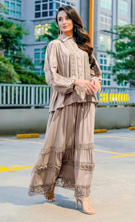 Rosa Cotton Set in Nude