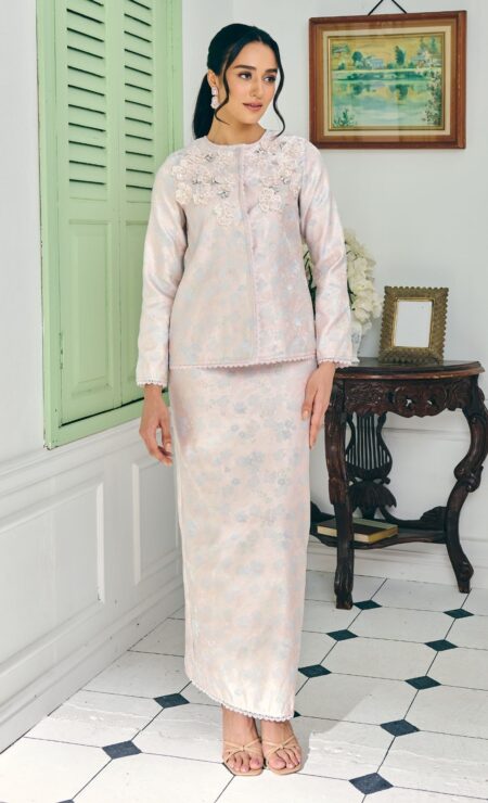 LEBARAN 2025 Alana Mini Kurung In Soft Pink