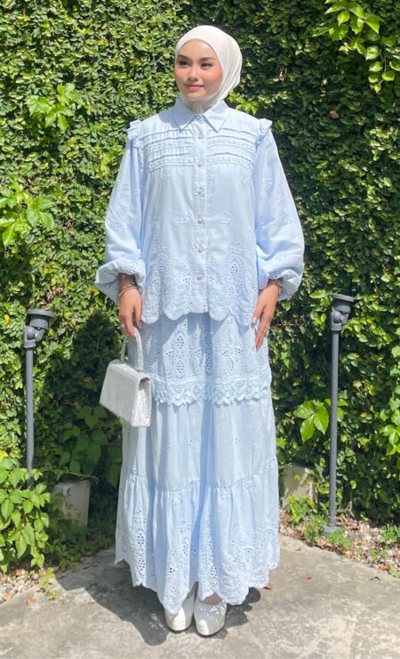 Irene Cotton Set in Blue