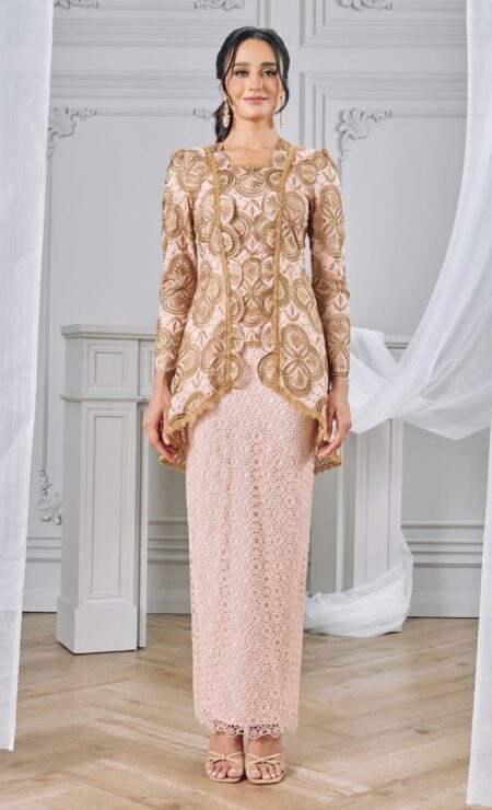 LEBARAN 2025 Kirana Kebaya in Peach (Restocked Edition)