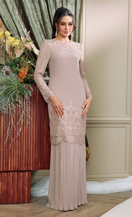 LEBARAN 2026 Layla Kurung in Milo Brown