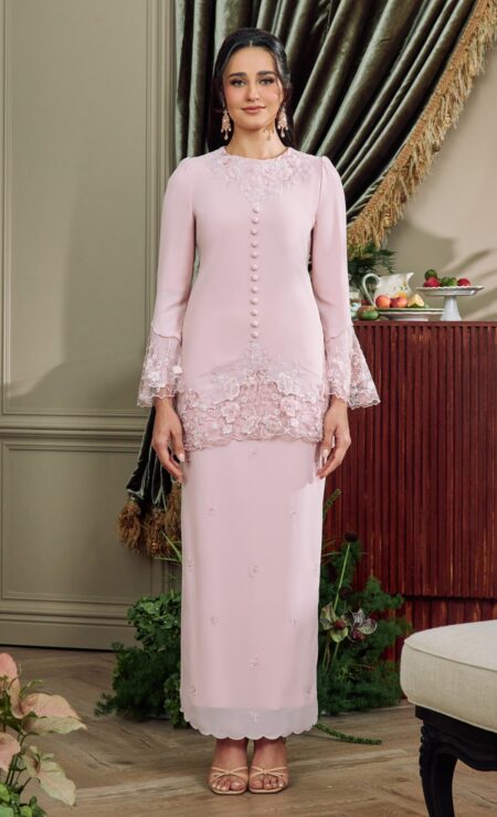 LEBARAN 2026 Filzah Kurung In Blush Pink