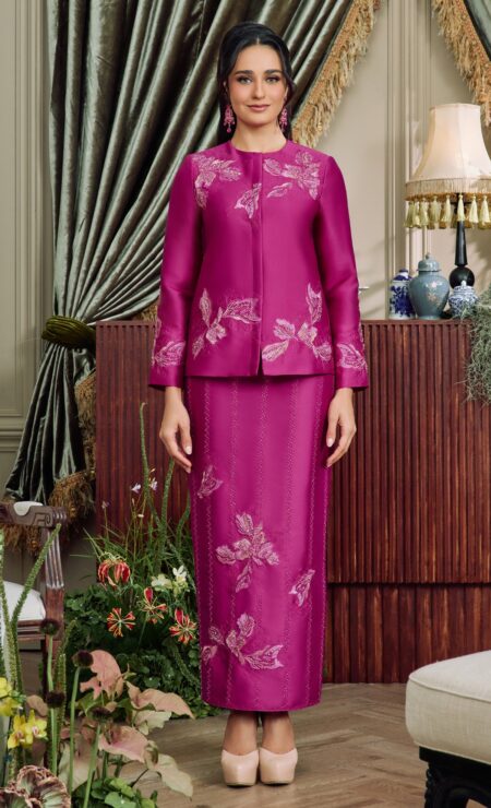 LEBARAN 2026 Alana Mini Kurung In Magenta