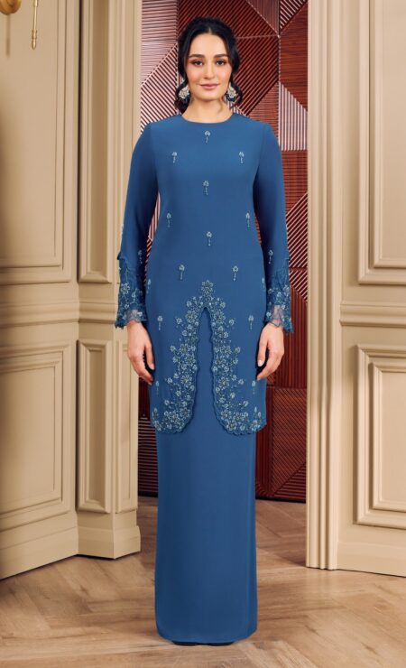 LEBARAN 2026 Julia Kebaya in Teal Blue