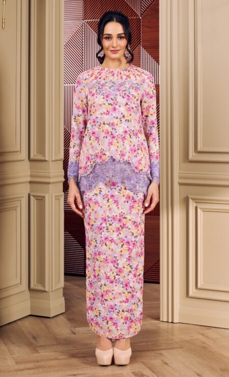 LEBARAN 2026 Jazlyn Mini Kurung in Lilac