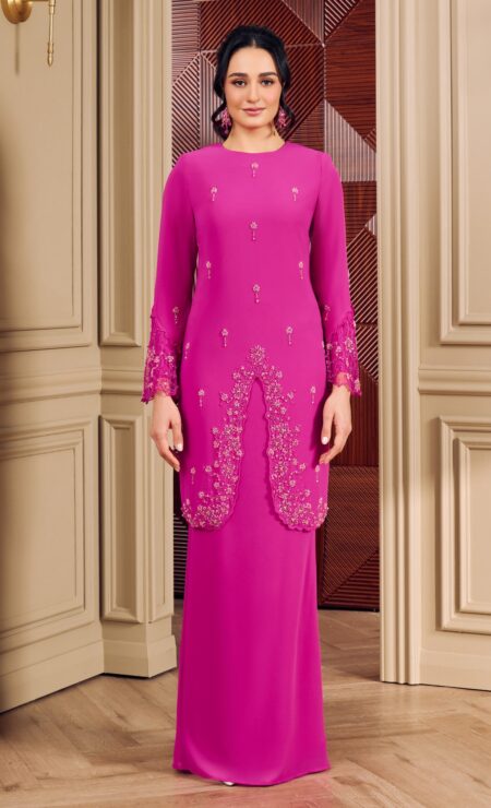LEBARAN 2026 Julia Kebaya in Fuschia Pink